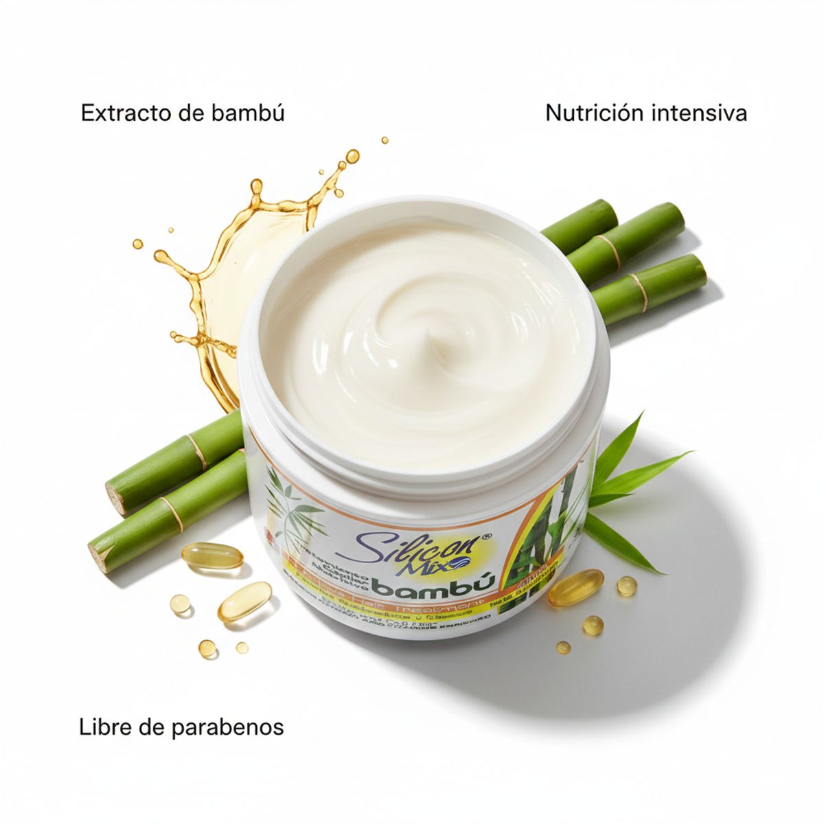 SILICON MIX - Tratamiento capilar Nutritivo Bambú Silicon Mix 16 oz