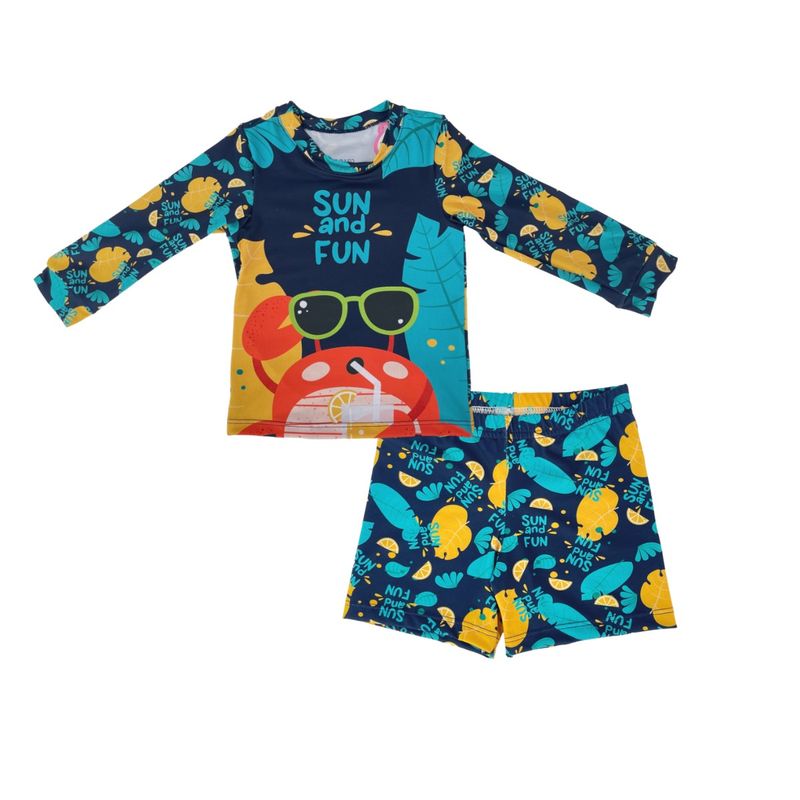 MUNDO BEBE - vestido de baño para  bebe niño_.