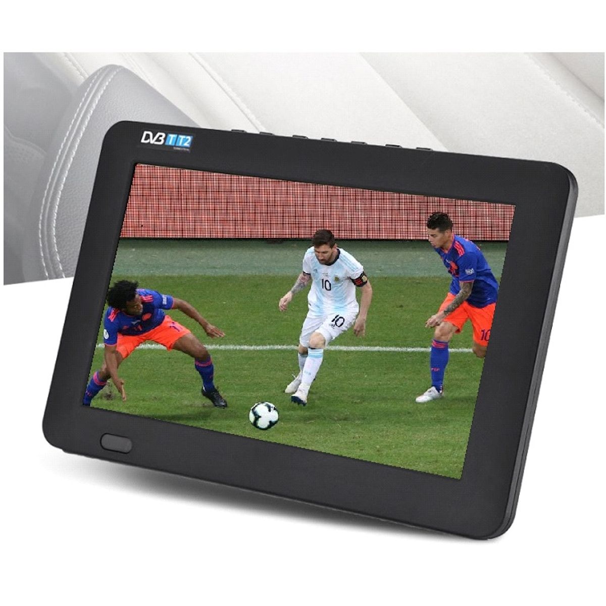 GENERICO - Tv Digital Lcd Portatil 9 Pulg TDT Bateria Recargable