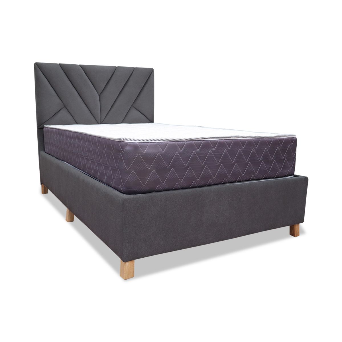 GENERICO - Combo Basecama y Colchón Muller 100x190 Sencillo mas espaldar.