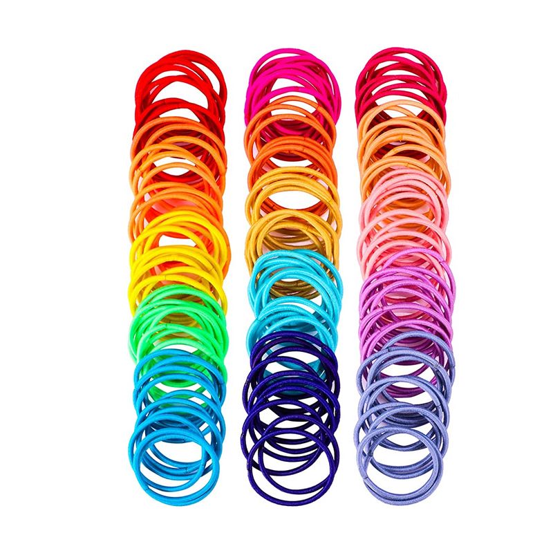 GENERICO - Colitas X 36 Unid Moñas Bandas Elásticas Cauchos Cabello Peinado