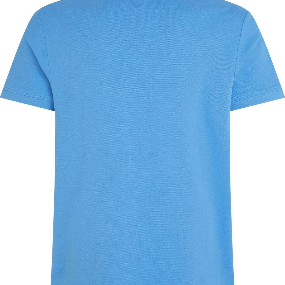 TOMMY HILFIGER - Polo azul ribeteado con monotipo Hilfiger Tommy Hilfiger