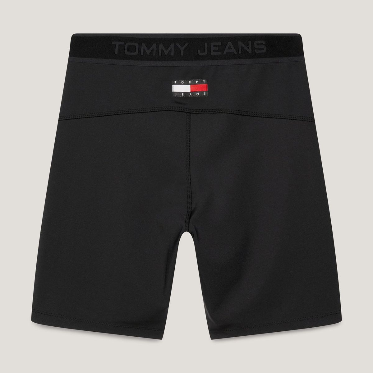 TOMMY HILFIGER - Pantaloneta negra de ciclista Tommy Remastered Tommy Jeans