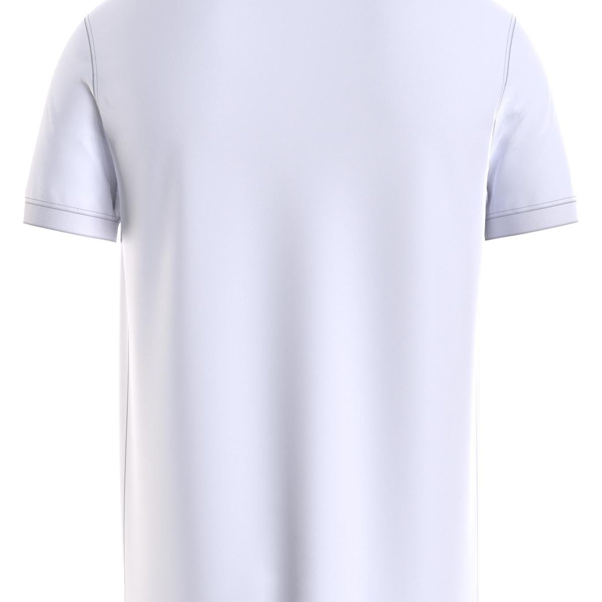 TOMMY HILFIGER - Polo blanco label con logo Tommy Hilfiger