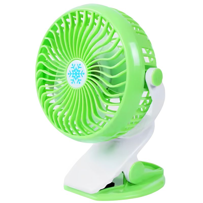GENERICO - Mini Ventilador Abanico De Pinza Recargable Usb 3 Velocidad
