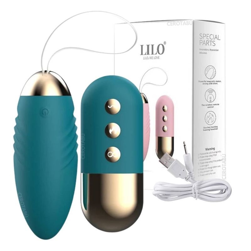 GENERICO - Huevo Vibrador Inalámbrico De Lujo Con Temperatura Gladiator 2