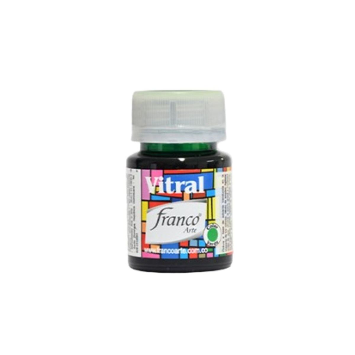 FRANCO ARTE - Pintura Vitral Verde 009 Franco