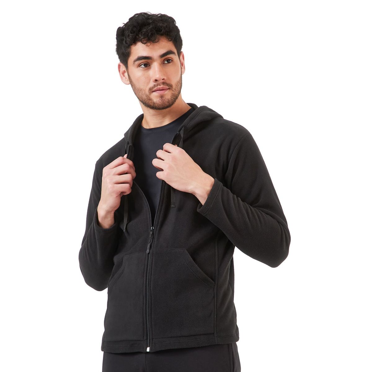 SANTANA - Hoodie Térmico Hombre Nevado del Ruiz Santana Negro