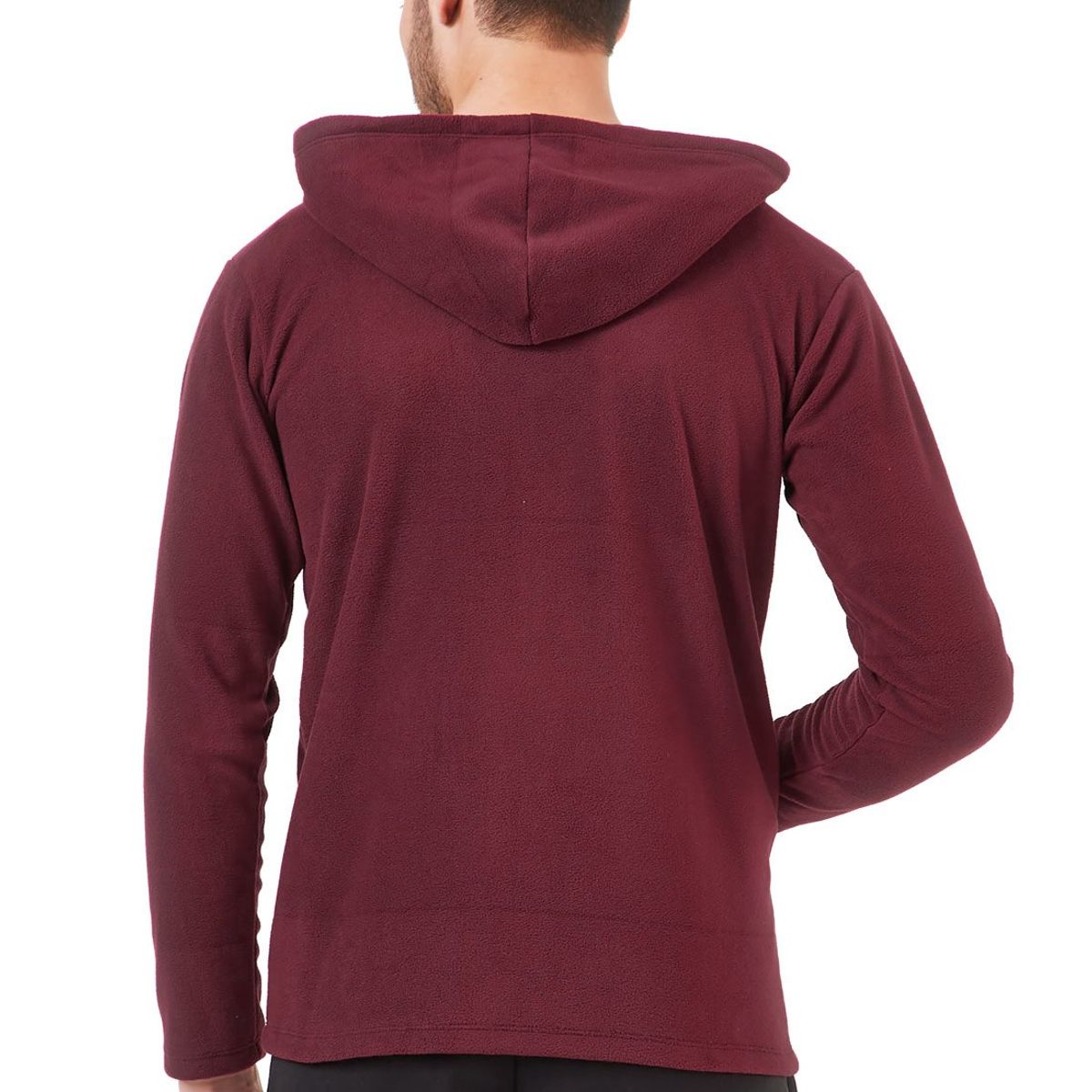 SANTANA - Hoodie Térmico Hombre Nevado del Ruiz Santana Vinotinto