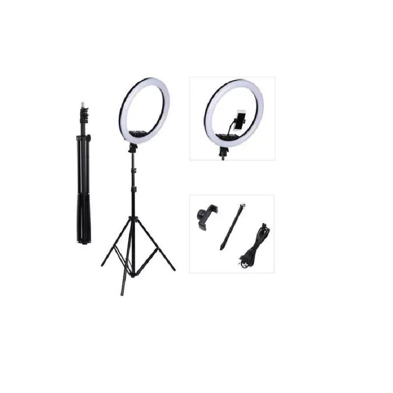 SKY - Aro De Luz Led Flash 45 Cm Con Trípode