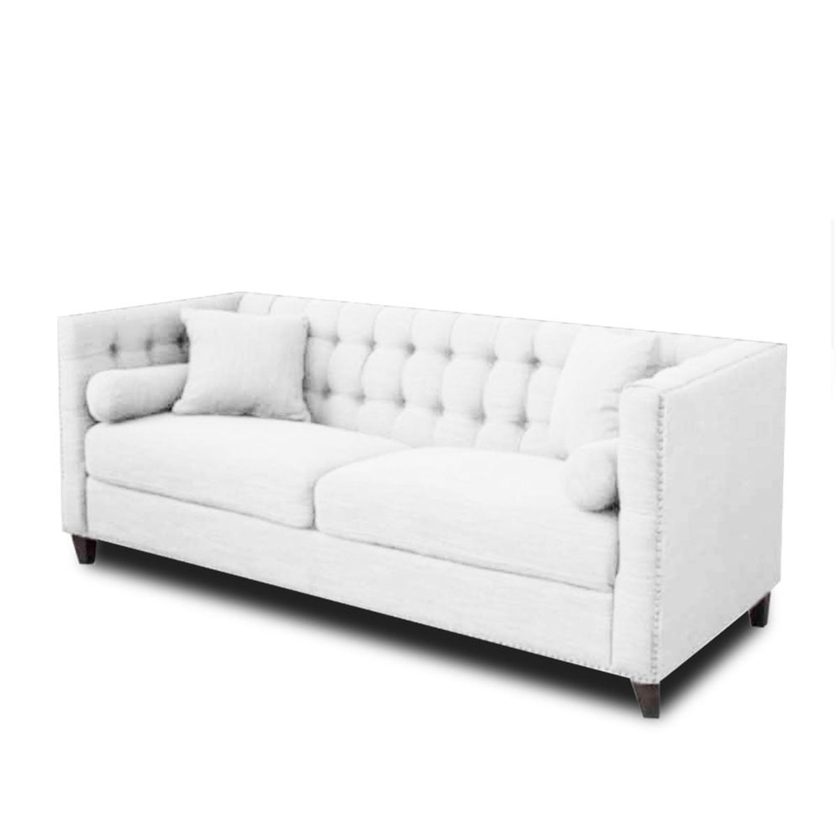 MAGIC CLASS - SOFÁ MODERNO AUSTIN ECOCUERO BLANCO