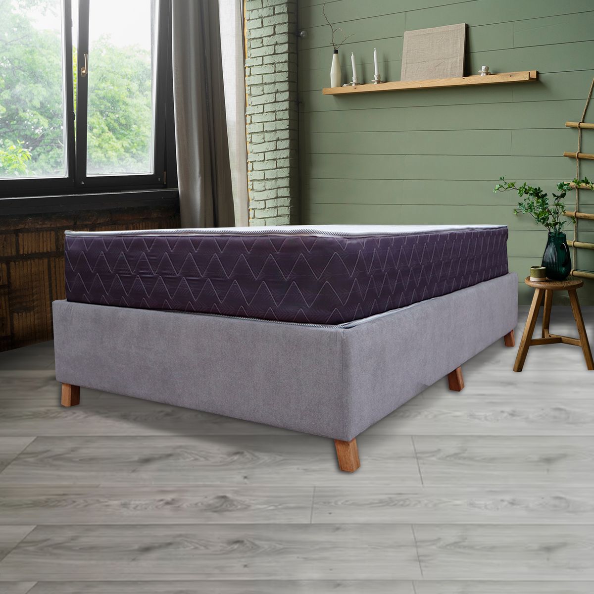 GENERICO - Colchon Muller 26 cms 160x190 Queen