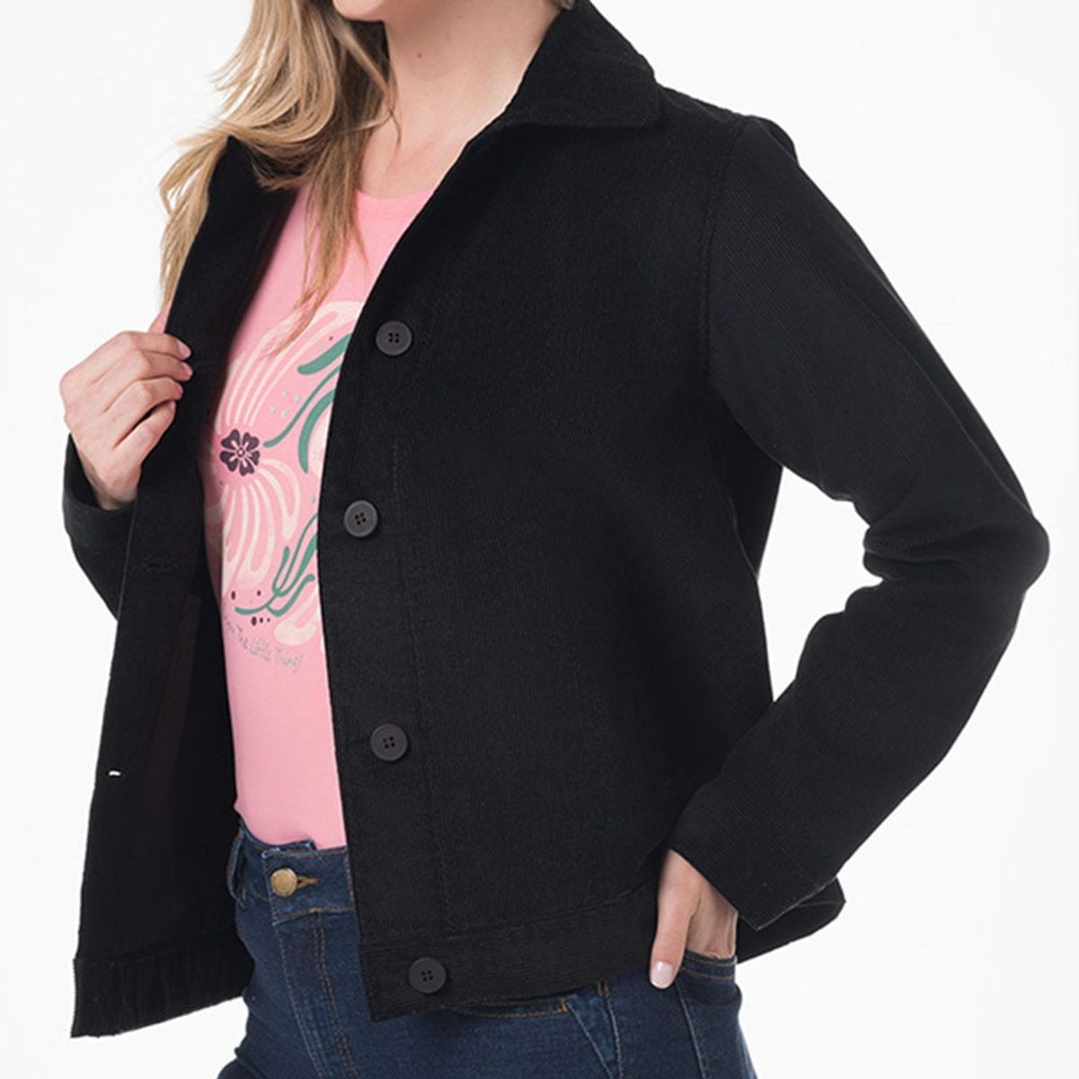 LEC LEE - Chaqueta en pana para mujer Lec Lee