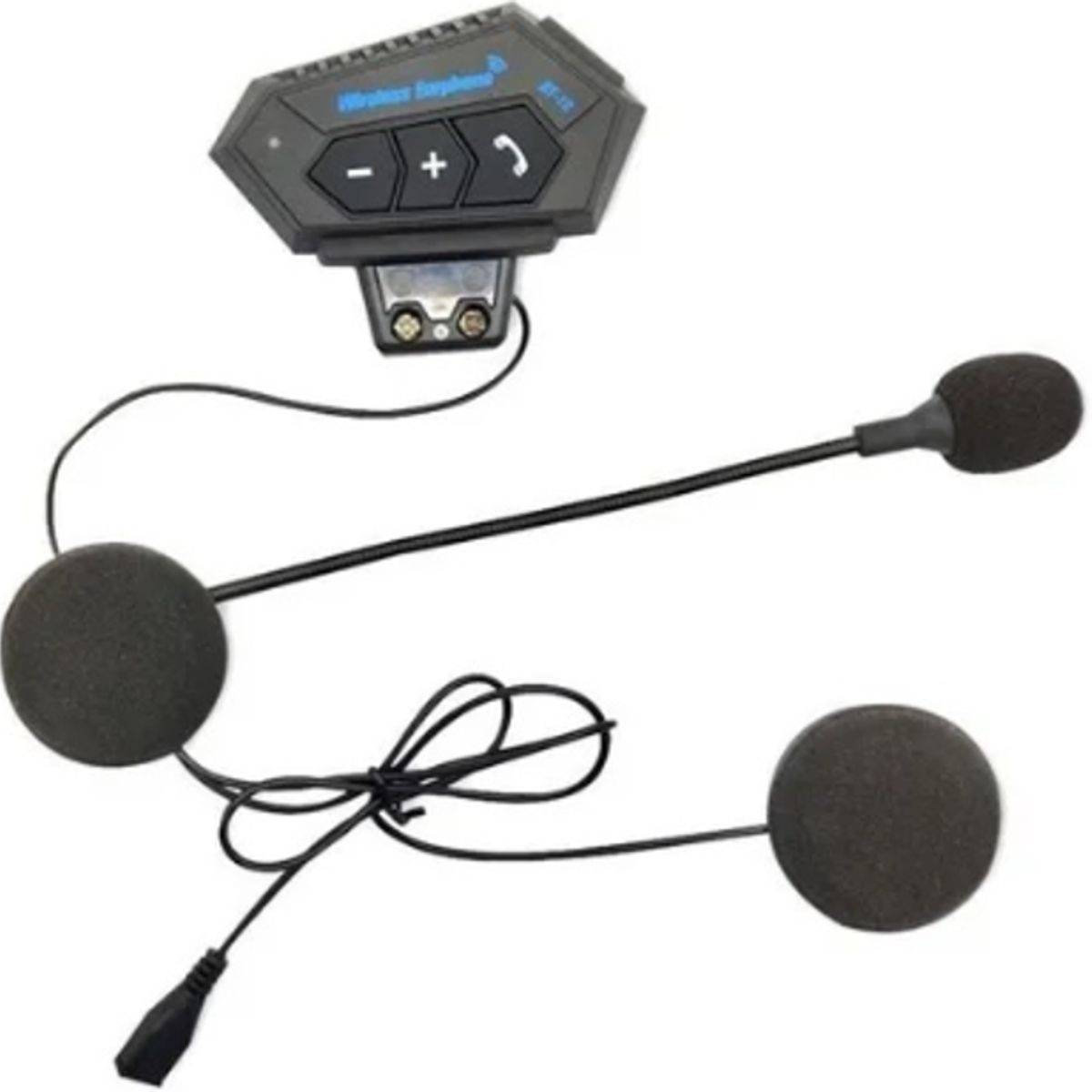 GENERICO - Intercomunicador Para Casco de Moto Profesional Recargable