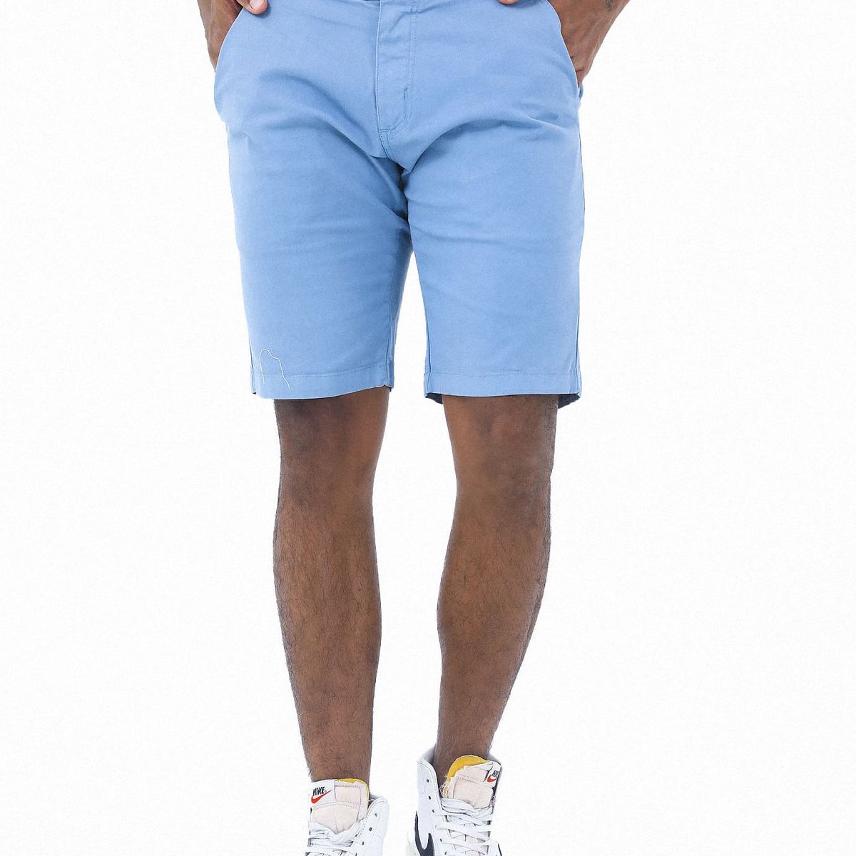 BELIFE - Bermuda Azul Para Hombre Belife.-