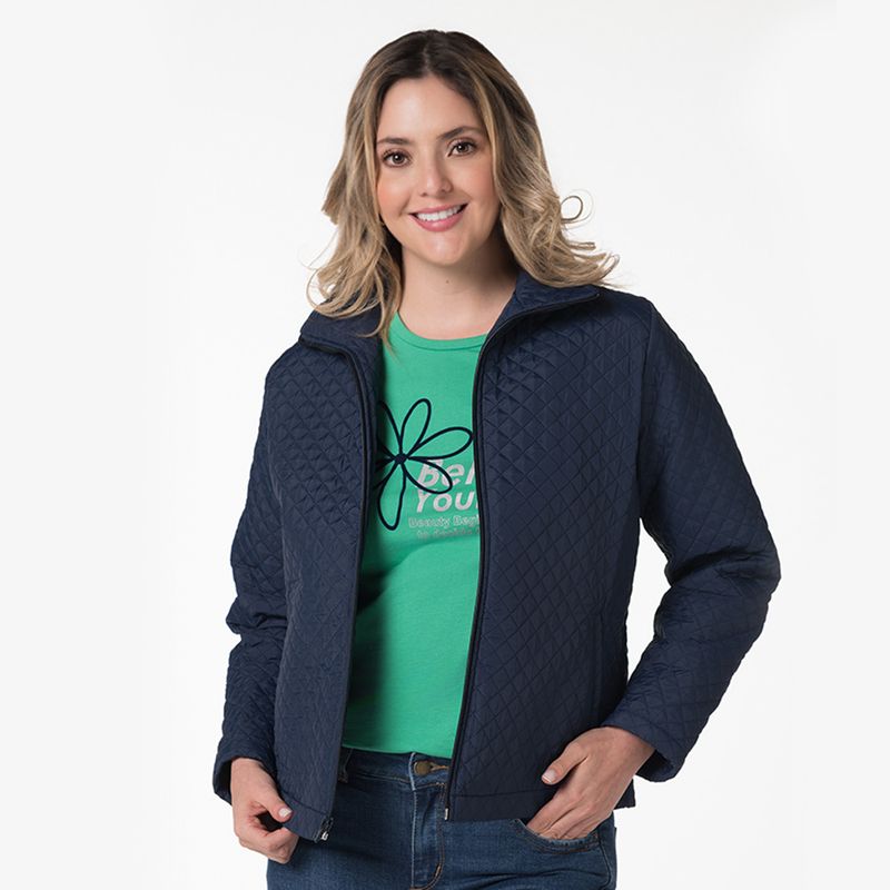 LEC LEE - Chaqueta acolchada para mujer Lec Lee - Azul