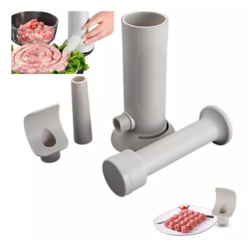 GENERICO - Llenadora Manual Salchichas, Máquina 2 En 1 For Salchich