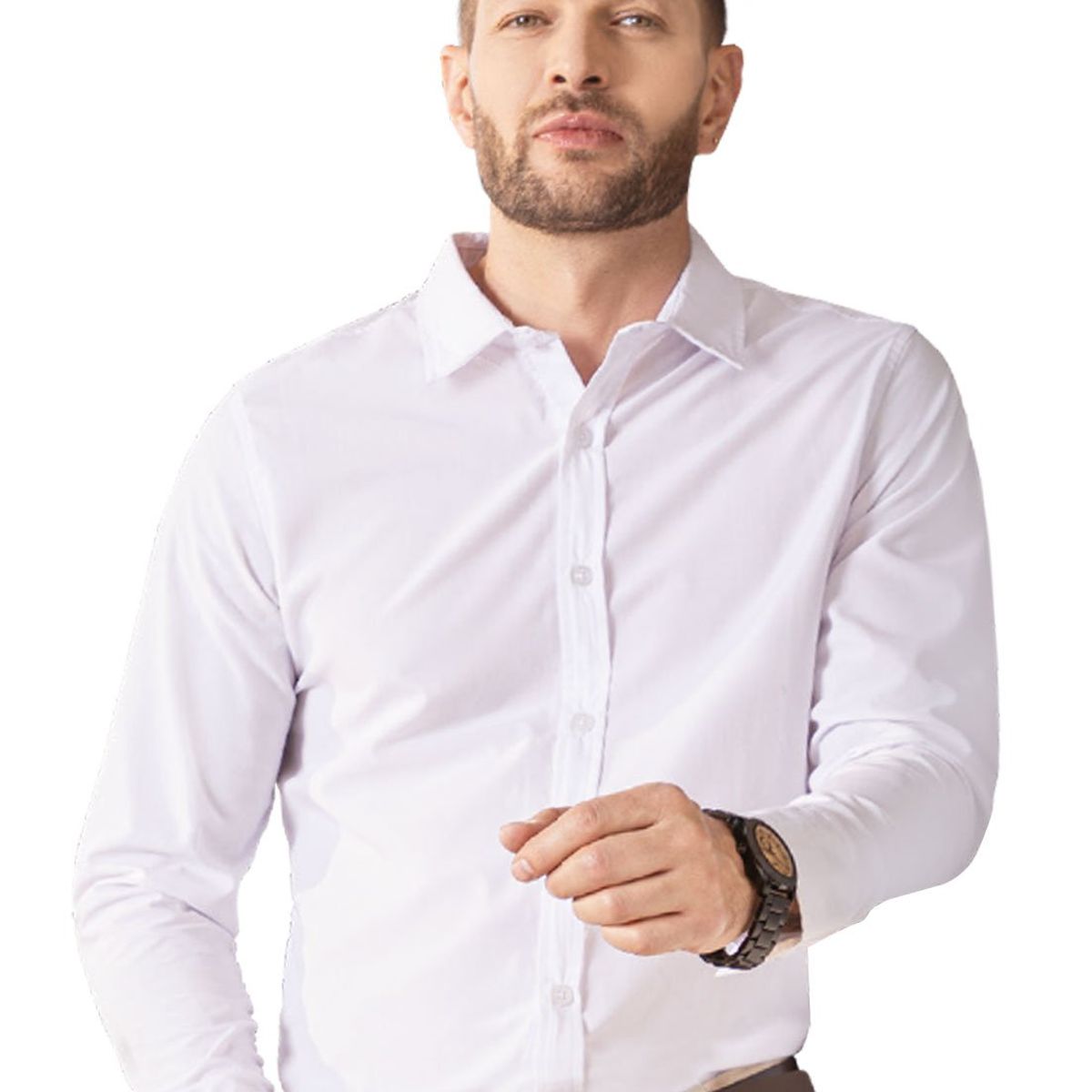 MARKETING PERSONAL - Camisa Hombre Blanco Mp 549