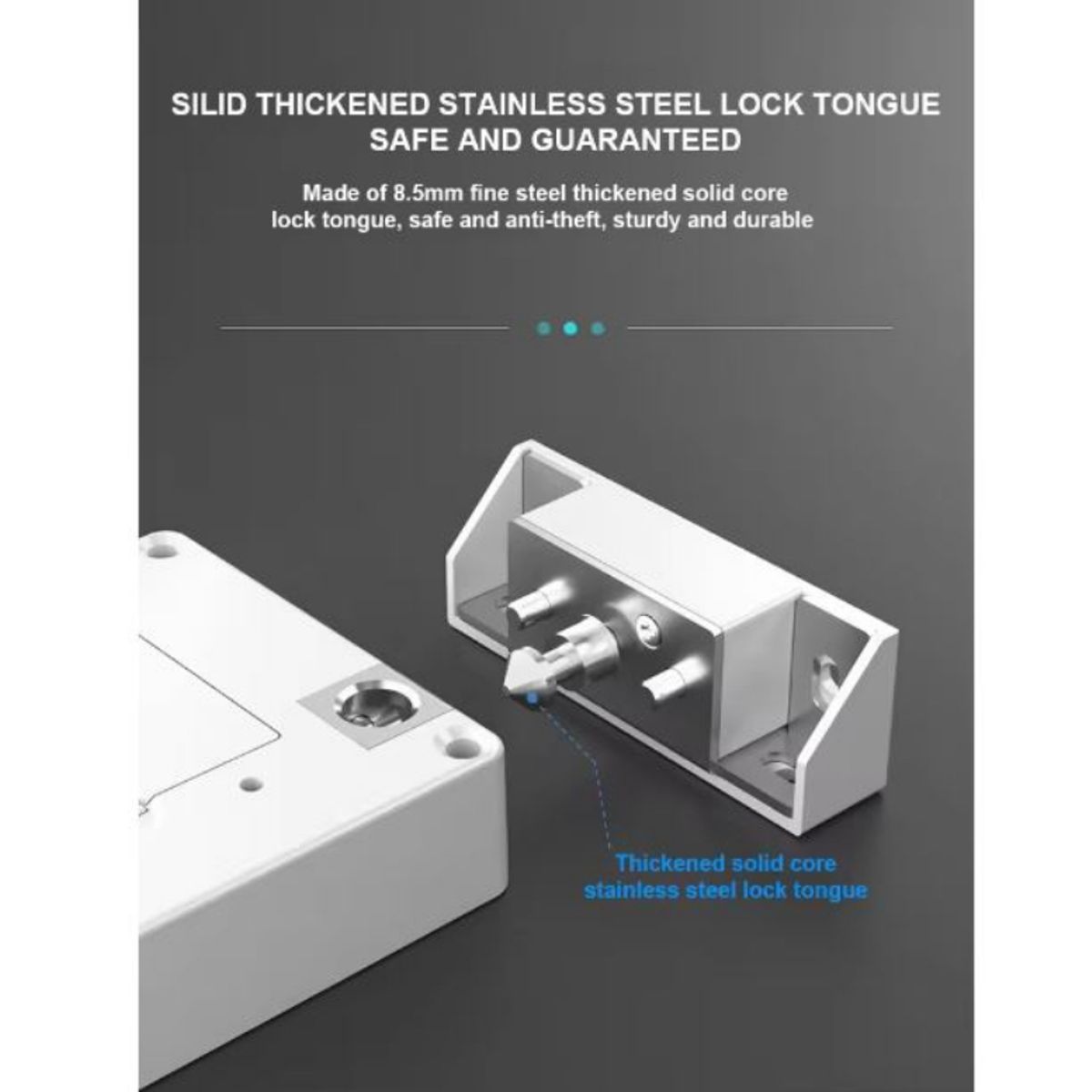 GENERICO - Cerradura Inteligente Invisible Para Gabinete Sin Perforar