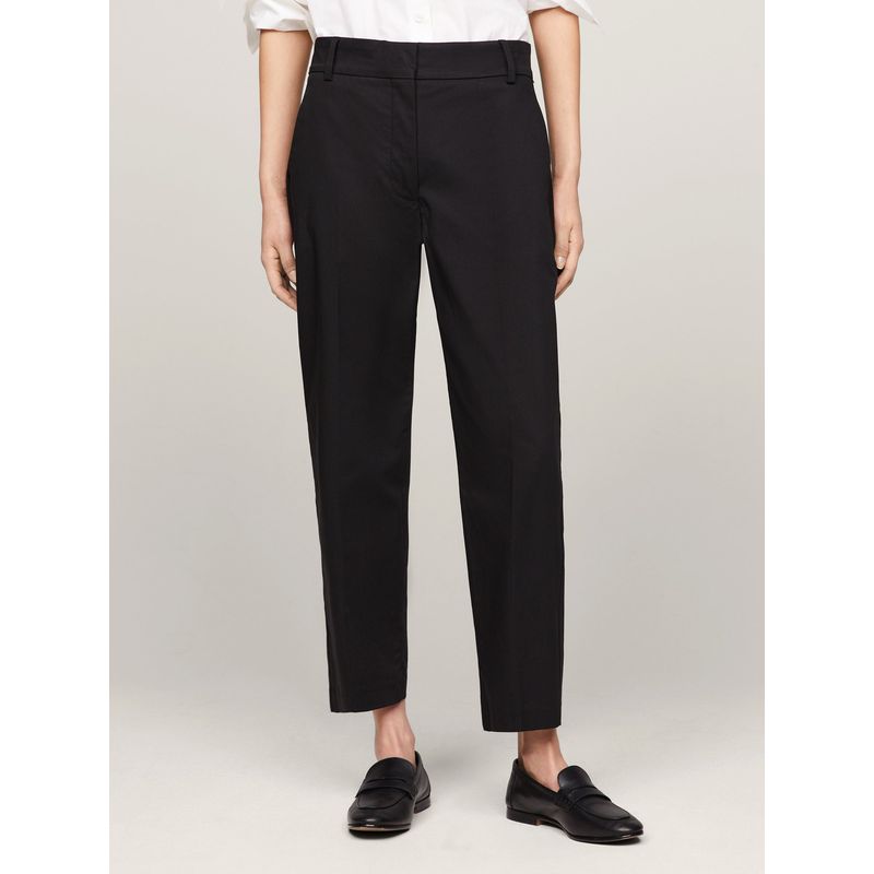 TOMMY HILFIGER - Pantalón negro chino recto slim Tommy Hilfiger