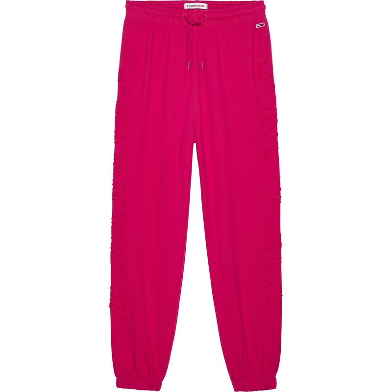 TOMMY HILFIGER - Joggers rosa amplios con aplicación de logo tonal Tommy Jeans