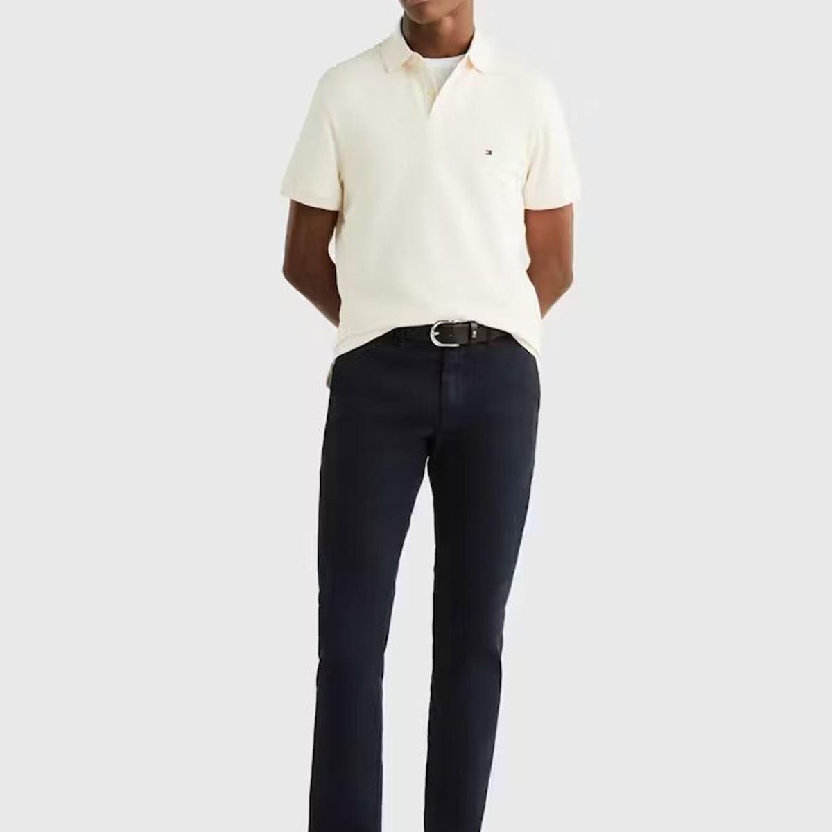 TOMMY HILFIGER - Polo blanco 1985 de corte regular Tommy Hilfiger