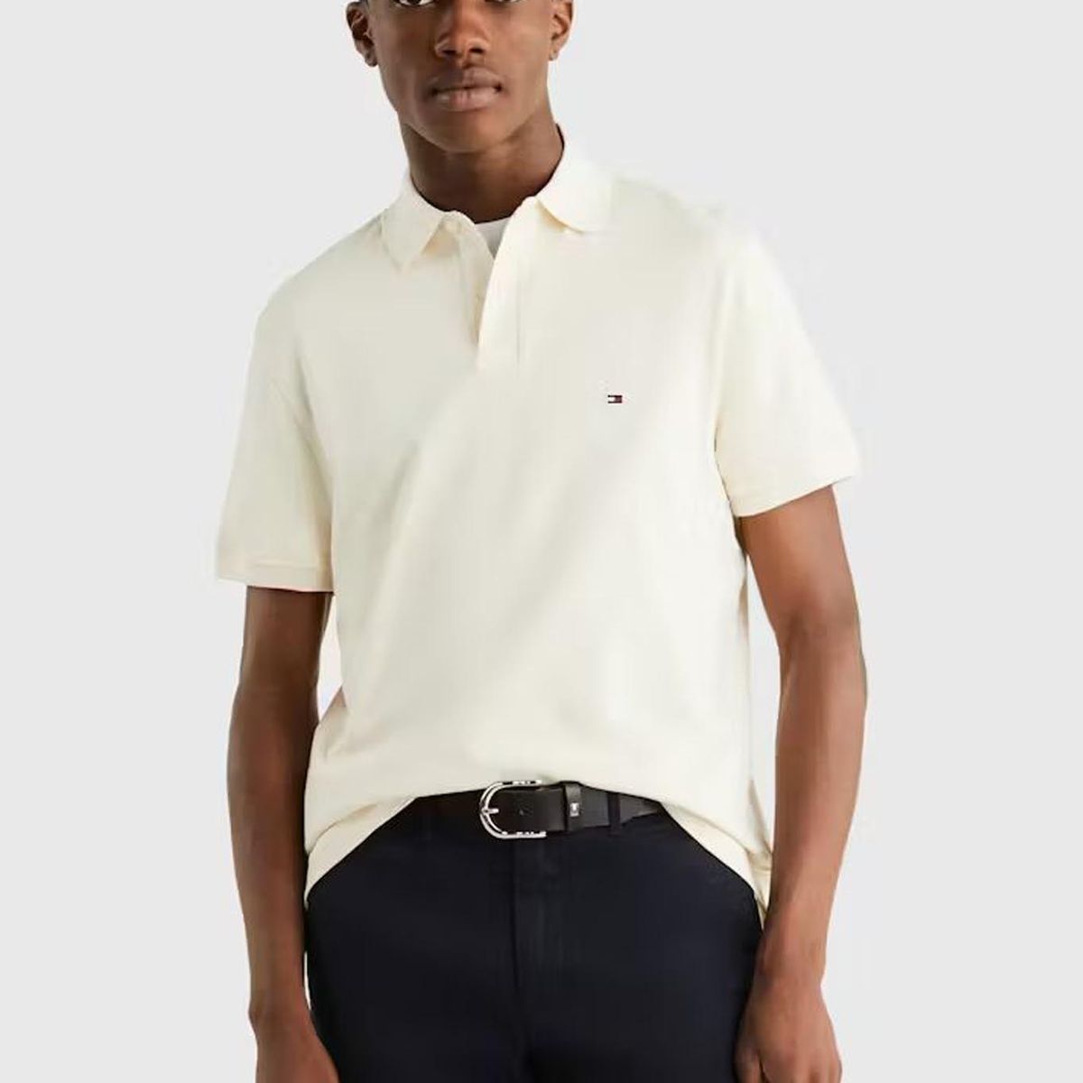 TOMMY HILFIGER - Polo blanco 1985 de corte regular Tommy Hilfiger