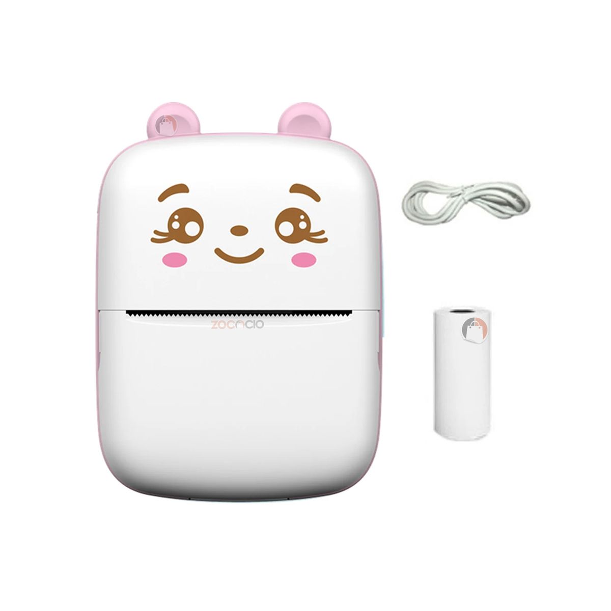 ZOCOCIO - Mini Impresora De Bolsillo Térmica Inteligente Conexión Rosa.