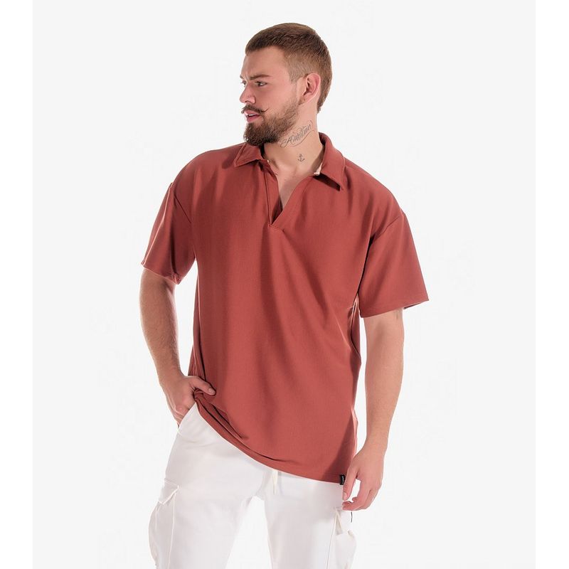 TYPER - Polo Para Hombre Oversize Typer