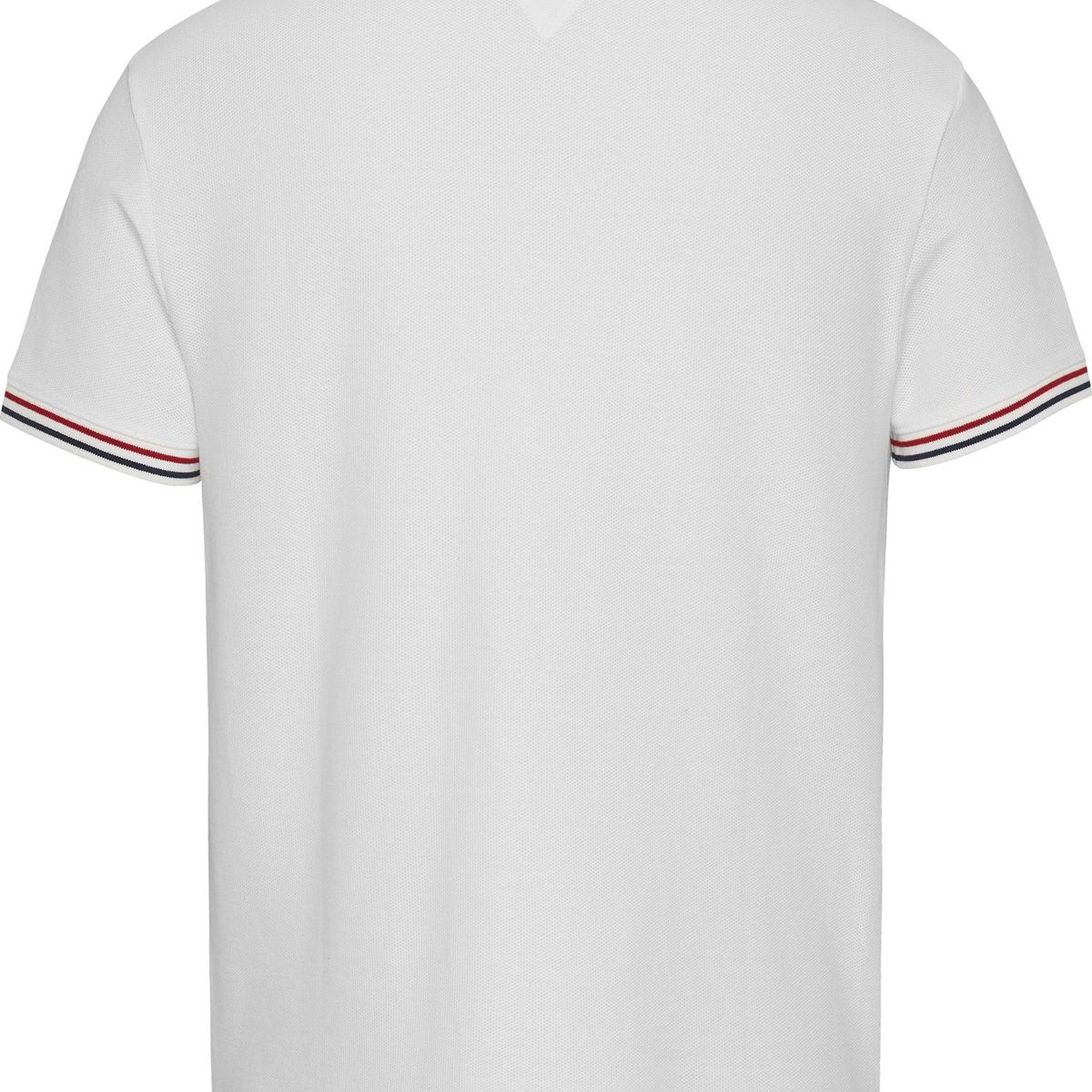 TOMMY HILFIGER - Polo blanco de corte clásico con logo bordado Tommy Jeans