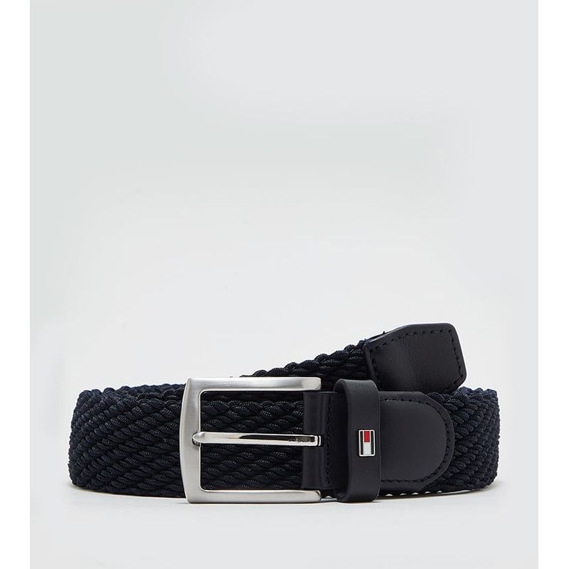 TOMMY HILFIGER - Cinturón Azul Denton trenzado Tommy Hilfiger