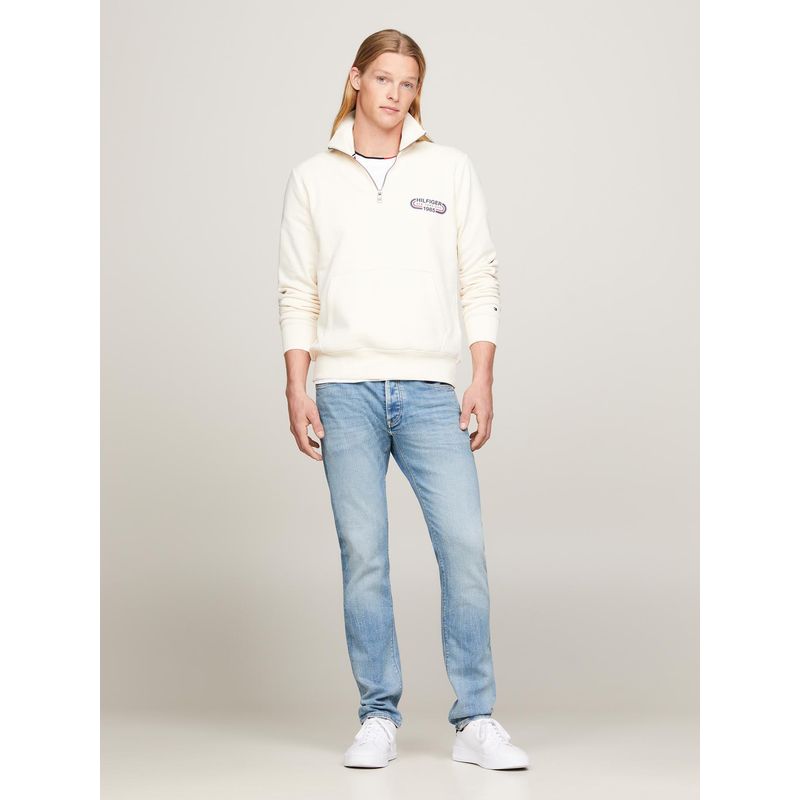 TOMMY HILFIGER - Saco Blanco Con Logo Deportivo Archive Tommy Hilfiger