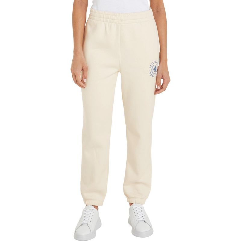 TOMMY HILFIGER - Jogger blanco con monograma TH en el lateral Tommy Hilfiger