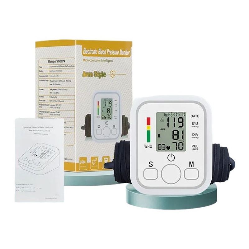 GENERICO - Tensiómetro Digital De Brazo Presion Arterial