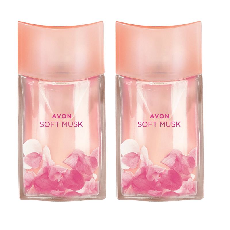 AVON - Perfume Soft Musk Avon 50 ml x 2 unidades