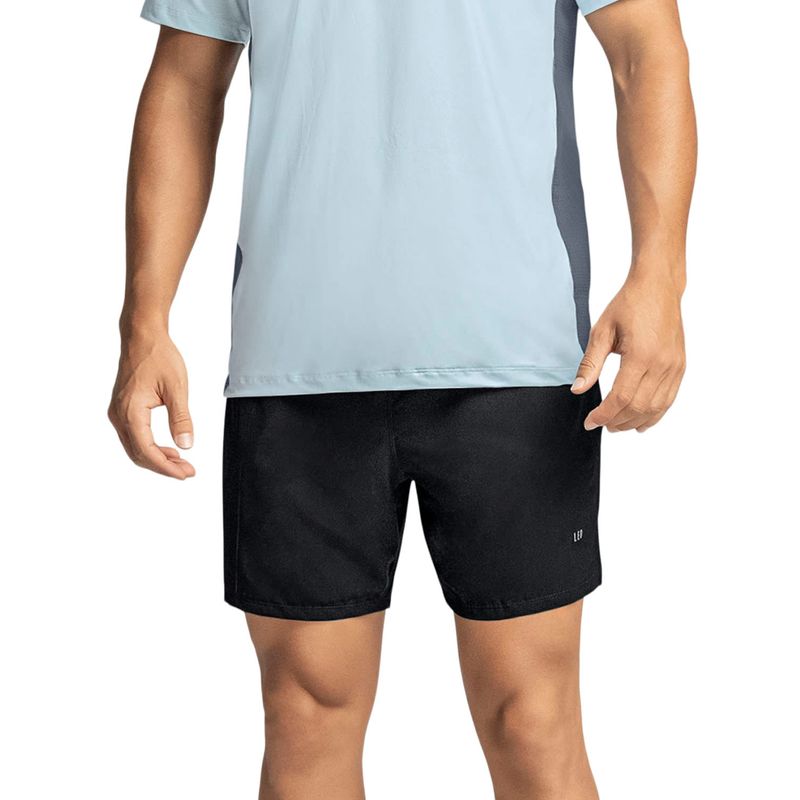 LEO - Leo Pantaloneta deportiva con bóxer interno.