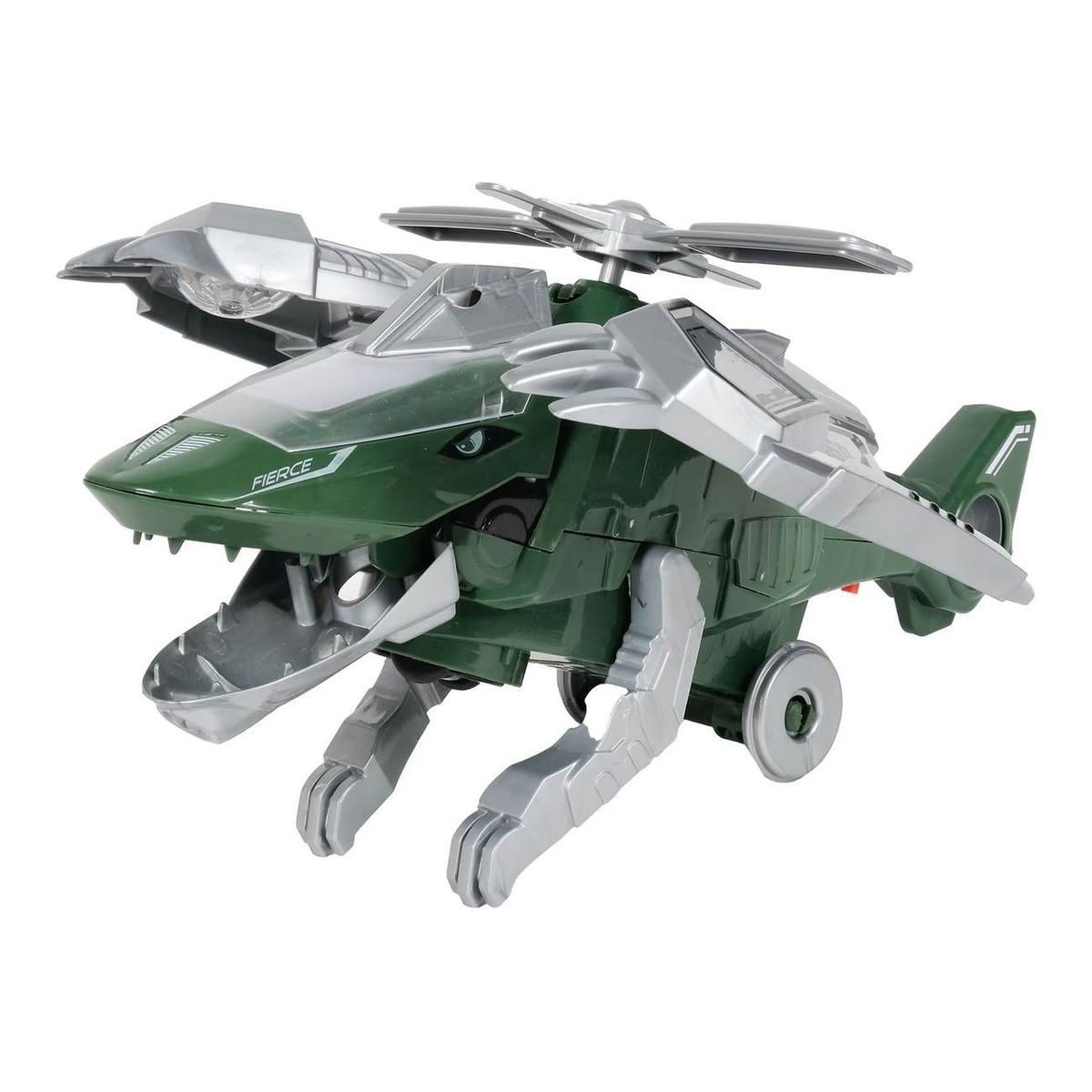 GENERICO - Robot Transformers Helicoptero Hel15 Luces Sonido