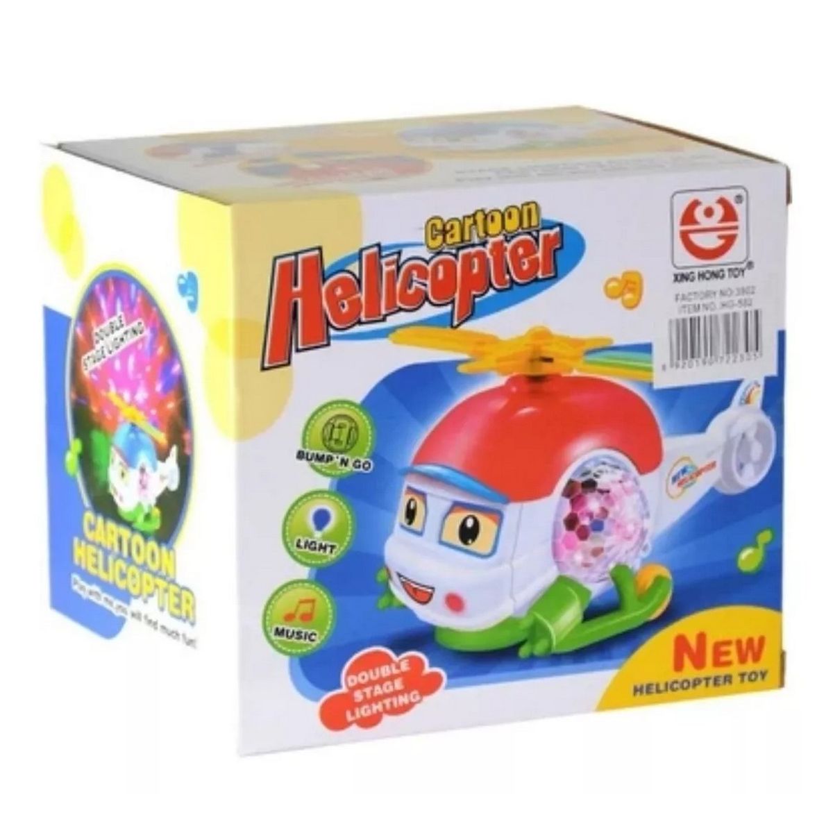 GENERICO - Helicoptero Juguete Luces Sonido Movimiento Niños