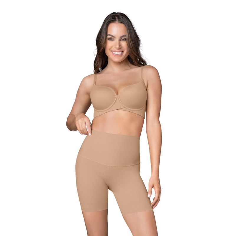 LEONISA - Leonisa Short control de abdomen y cintura que disimula la celulitis