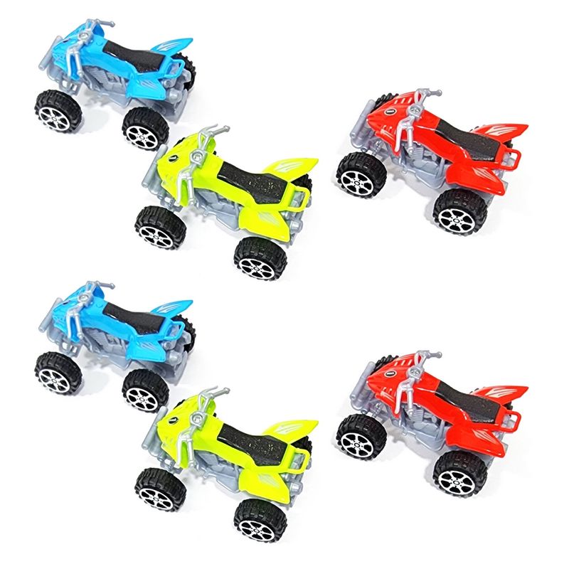 GENERICO - Cuatrimotos Juguete Niños Didacticos Set X 6 Pcs