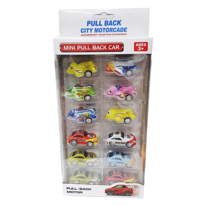 GENERICO - Carros Y Aviones De Impulso Colección Juguete X 12 Pcs