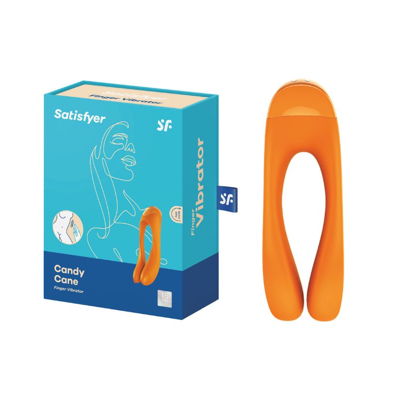 SATISFYER - Vibrador Candy Cane Naranja Satisfyer