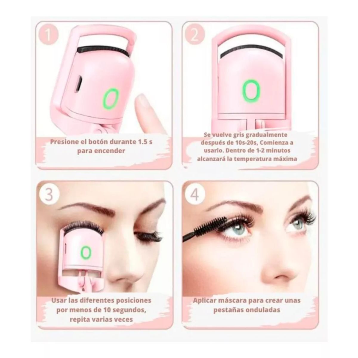 GENERICO - Encrespador Pestañas Eléctrico