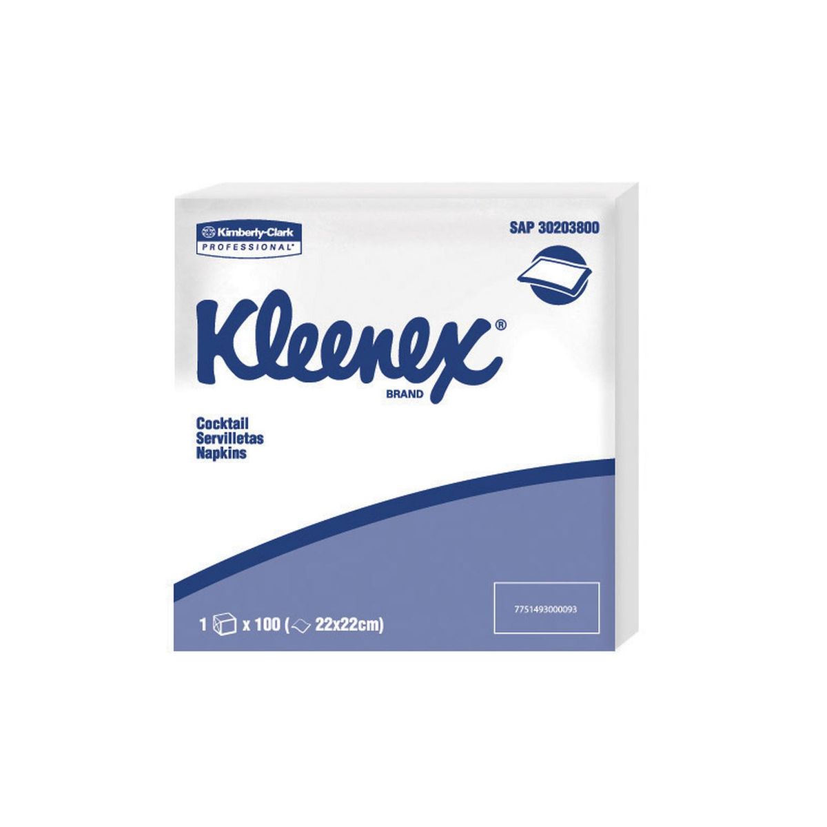 KLEENEX - Servilleta Kleenex de Lujo 1 paquete x 200 servilletas