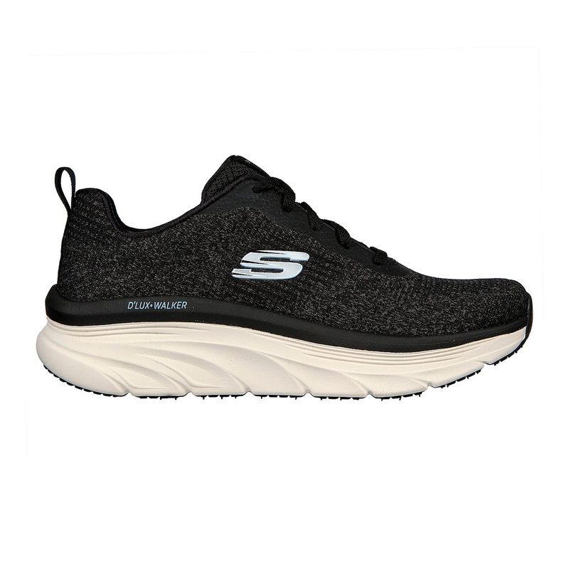 SKECHERS - TENIS SKECHERS NEGRO PARA DAMA SK D LUX WALKER DAILY BEAUTY BLACK