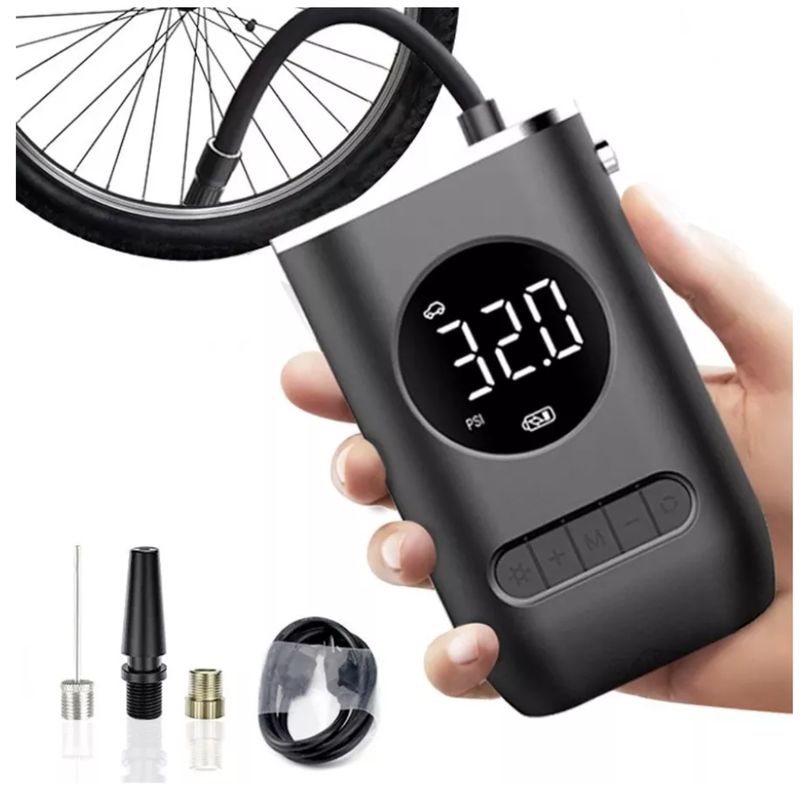 GENERICO - Inflador De Llantas Portable Compresor Carro Moto Balón