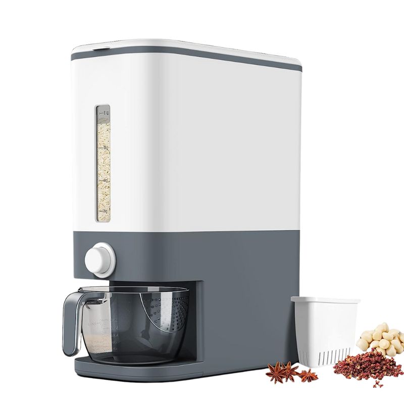 GENERICO - Dispensador Para Granos Y Frutos Secos 25 Libras Capacidad