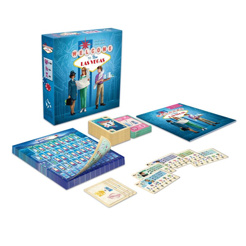ASMODEE - Welcome To New Las Vegas Juego De Mesa Español