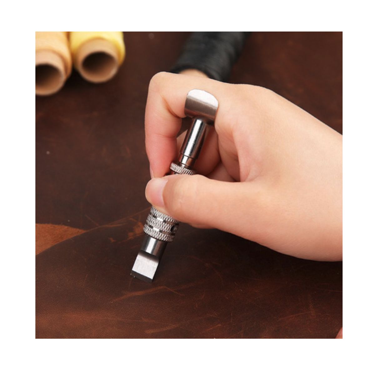 GENERICO - Cuchilla Giratoria Para Decorar Cuero A Mano Vito Leather