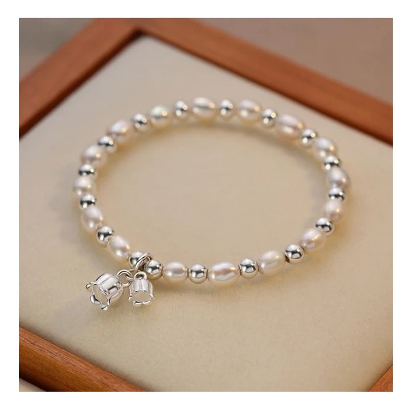 GENERICO - Manilla Pulsera Perlas De Lirio Para Mujer